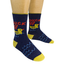 Load image into Gallery viewer, Duck Off Crew Socks