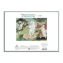 Load image into Gallery viewer, Birth of Venus 1000pc Meowsterpiece of Western Art Cat Puzzle by Galison