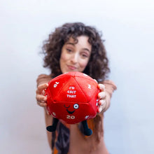 Load image into Gallery viewer, I'd Crit that D20 Plush by Punchkins