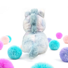 Load image into Gallery viewer, 10" Blue Unicorn Plush with Bow Tie by Fluffery