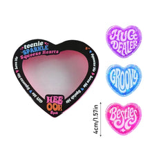 Load image into Gallery viewer, Teeny Sparkle Hearts Nee Doh Conversation Hearts Squeeze Fidget in Heart Shaped Box Valentine's '26