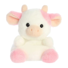 Load image into Gallery viewer, Belle Strawberry Cow 5" Palm Pals Plush by Aurora