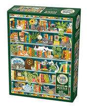 Load image into Gallery viewer, The Purrfect Bookshelf 1000pc Puzzle by Cobble Hill