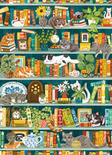 Load image into Gallery viewer, The Purrfect Bookshelf 1000pc Puzzle by Cobble Hill
