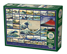 Load image into Gallery viewer, Thirty-Six Views of Mount Fuji by Hokusai 1000pc Puzzle by Cobble Hill