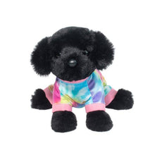 Load image into Gallery viewer, Hattie the Black Lab Plush in Tie Dye PJ's by Douglas