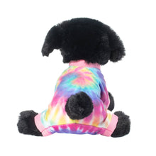 Load image into Gallery viewer, Hattie the Black Lab Plush in Tie Dye PJ's by Douglas