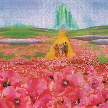 Load image into Gallery viewer, Wizard of Oz Poppy Fields 1000pc Puzzle by Paper House
