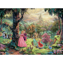 Load image into Gallery viewer, Sleeping Beauty Thomas Kinkaid 1000 Piece Silver Select Puzzle by Ceaco