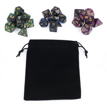 Load image into Gallery viewer, Campaign Dice - 3 Role Playing Dice Sets with Dice Bag