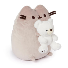 Load image into Gallery viewer, Pusheen Holding Gund Kai Bear 9.5" Plush by Gund