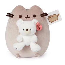 Load image into Gallery viewer, Pusheen Holding Gund Kai Bear 9.5" Plush by Gund
