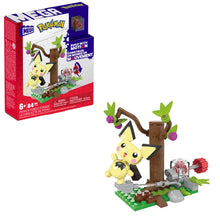 Load image into Gallery viewer, Pichu's Forest Forage Pokemon Mega Bloks Set