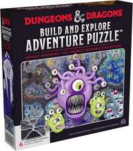 Load image into Gallery viewer, Dungeon & Dragons 1000pc Build and Explore RPG Mystery Puzzle
