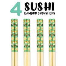 Load image into Gallery viewer, Sushi Time 4 Pack of Chopsticks