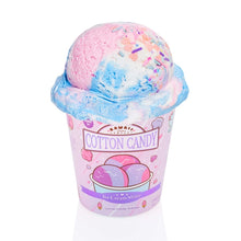 Load image into Gallery viewer, Cotton Candy Scented Ice Cream Pint Slime by The Kawaii Slime Company