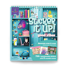 Load image into Gallery viewer, Good Vibes Sticker it Up! Craft-Tastic Reusable Sticker Playset