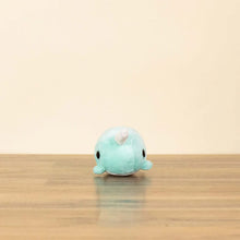 Load image into Gallery viewer, Mini Narwhali the Narwhal Teal Plush