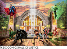 Load image into Gallery viewer, Thomas Kinkade DC Justice League Hall of Justice 500pc Puzzle by Ceaco