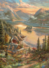 Load image into Gallery viewer, Thomas Kinkade Lakeside Splendor 1000pc Puzzle by Ceaco