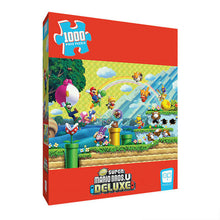 Load image into Gallery viewer, Nintendo Super Mario Brothers U Deluxe - Chaos and Fun 1000pc Puzzle
