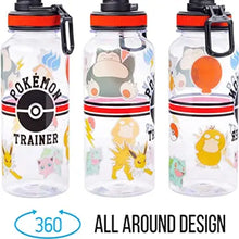 Load image into Gallery viewer, Pokemon 32oz. Twist Spout Water Bottle with Sticker Set