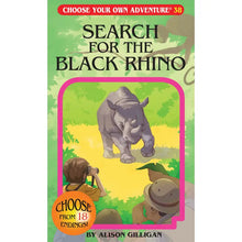 Load image into Gallery viewer, Search for the Black Rhino Choose Your Own Adventure Book #38