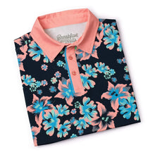 Load image into Gallery viewer, RSVLTS Midnight Bloom All Day Polo