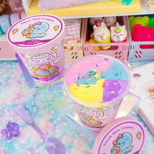 Load image into Gallery viewer, Unicorn Scented Ice Cream Pint Slime by The Kawaii Slime Company
