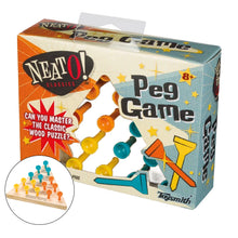Load image into Gallery viewer, Neato! Classic Wooden Peg Game, Travel Size- Retro Classic