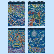 Load image into Gallery viewer, Winter's Glow Dot-by-Letter Metallic Ink FlowArt by Lifelines