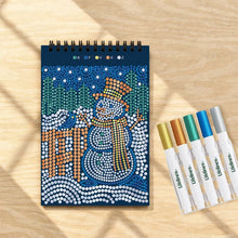 Load image into Gallery viewer, Frosted Village Dot-By-Letter Metallic Ink Mini FlowArt by Lifelines