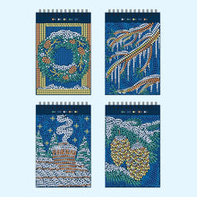 Load image into Gallery viewer, Snowflake Serenity Metallic Mini FlowArt by Lifelines