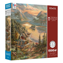 Load image into Gallery viewer, Thomas Kinkade Lakeside Splendor 1000pc Puzzle by Ceaco