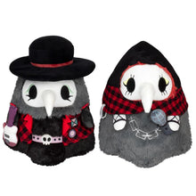 Load image into Gallery viewer, Mini Plague Doctor & Nurse Punk Rock Plush Duo Set by Squishable