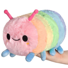 Load image into Gallery viewer, Mini Rainbow Caterpillar Plush by Squishable
