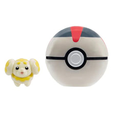 Load image into Gallery viewer, Fidough Clip 'N' Go Figure and Pokeball Set