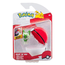 Load image into Gallery viewer, Sprigatito Clip 'N' Go Figure and Pokeball Set