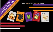 Load image into Gallery viewer, Taco Cat Goat Cheese Pizza Halloween Edition Card Game