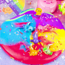 Load image into Gallery viewer, A'lotl Friends Butter Slime with Axolotl Mix-Ins by The Kawaii Slime Company