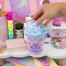 Load image into Gallery viewer, Cotton Candy Scented Ice Cream Pint Slime by The Kawaii Slime Company