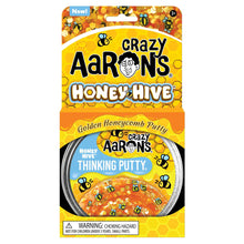 Load image into Gallery viewer, Crazy Aaron's Honey Hive Thinking Putty in Tin