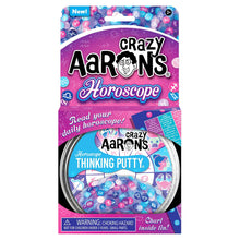 Load image into Gallery viewer, Crazy Aaron's 3.2oz Horoscope Thinking Putty