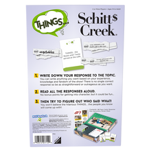 Load image into Gallery viewer, Things... Schitt's Creek Edition Party Game