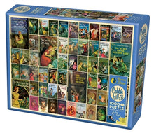 Load image into Gallery viewer, 1000pc Classic Nancy Drew Book Covers Puzzle by Cobble Hill