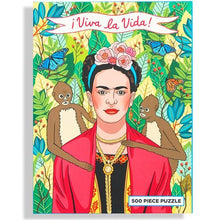 Load image into Gallery viewer, 500pc Frida Khalo Viva La Vida Puzzle
