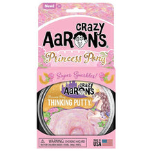 Load image into Gallery viewer, Crazy Aaron's 3.2oz Super Sparkles Princess Pony Thinking Putty