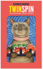 Load image into Gallery viewer, Twin-Spin Rotating Cat Puzzle Brain Teasers