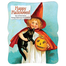 Load image into Gallery viewer, Vintage Ellen Clapsaddle Halloween Postcard Art as Set of 8 - 8.5" x 11" Art Prints