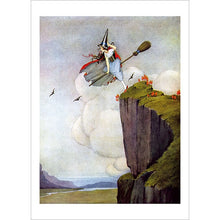 Load image into Gallery viewer, Reproduction Vintage Witches Halloween Greeting Cards 12 Card Set in Tin